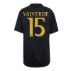 Virallinen Fanipaita + Shortsit Real Madrid Valverde 15 Kolmas Pelipaita 2023-24 - Lasten